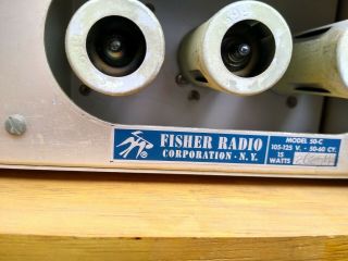The Fisher 50 - C Master Audio Control Tube Preamp - Very Rare 4