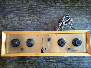 The Fisher 50 - C Master Audio Control Tube Preamp - Very Rare 6
