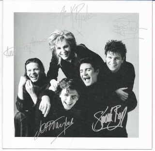Duran Duran - Christmas - Rare 1985 Uk Fan Club Christmas Card Facsimile Signed