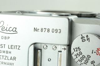 Reserved [CLA ' d RARE SN:878xxx] Leica IIIg 35mm Rangefinder Camera Japan 4
