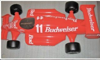 Rare Vintage 1996 Blow Up Inflatable Red Budweiser 11 Indy Race Car 3