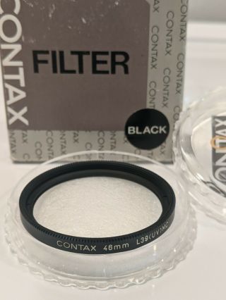 CONTAX 46 mm L39 UV Filter for BLACK CONTAX G2 fits G28 G35 G45 G90 - VERY RARE 2