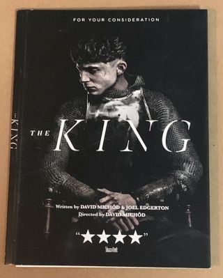The King (david Michod,  2019) Fyc Dvd Rare Screener Timothee Chalamet