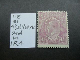 Kgv Stamps: Variety - Rare - Must Have (t445)
