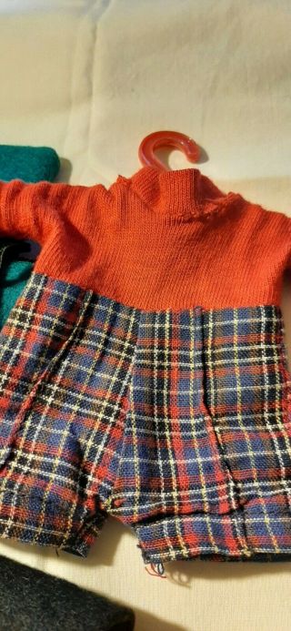 Vintage Vogue GINNY DOLL Clothes Tagged Coat Hat Skirt Pants w/Shirt 2