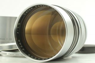 [rare,  Hood Filter Caps] Canon 85mm F/1.  5 Ltm L39 Lens From Japan 152