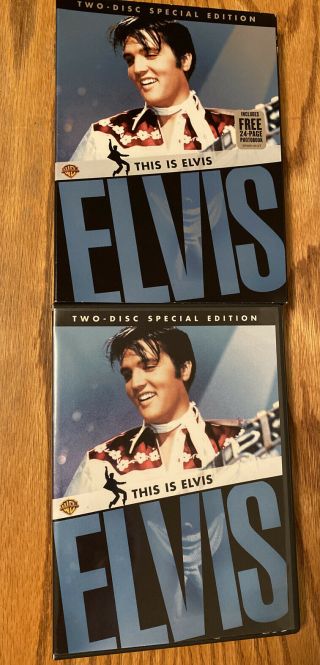 This Is Elvis Dvd 2007 2 - Disc Set Special Edition W/ Slip Cover Rare