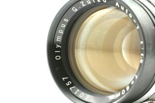 Rare 【N Mint】 Olympus G Zuiko Auto T 60mm f/1.  5 Lens for Pen F FT FV From Japan 2