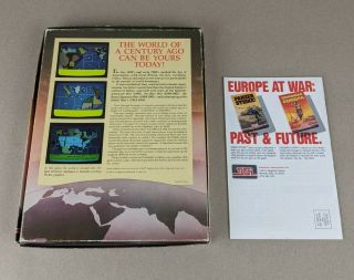 Vintage SSI Colonial Conquest Apple II,  II,  IIe,  IIc Game Box RARE War Strategy 2