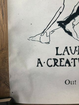 LAURA MARLING ' A CREATURE I DON ' T KNOW ' RARE PROMO POSTER 2