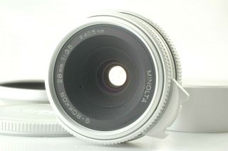 【rare N,  】 Minolta G - Rokkor 28mm F/3.  5 Lens For Leica L39 Ltm Mount 378