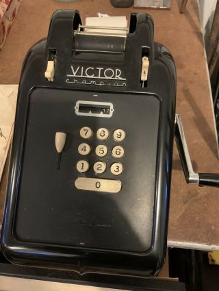 Vintage 1930s Era Victor Champion Adding Machine