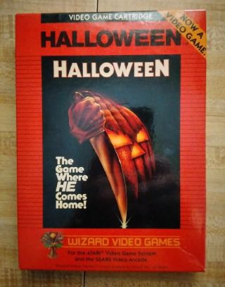 Atari 2600 Halloween Game By Wizard Games Company Michael Myers Rare
