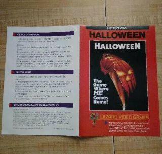Atari 2600 Halloween Game By Wizard Games Company Michael Myers Rare 3
