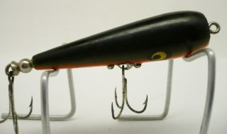 Vintage Fishing Lure F - 1000 Smithwick Carrot Top,  Black Back/orange Belly,  Tough