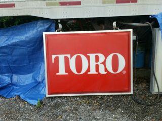 Vintage Toro Double Sided Lighted Sign / Vintage / Rare.
