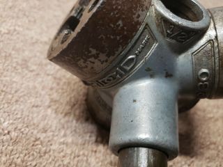 Antique Vintage Ridgid No 30 Combo Pipe Threader With Handles 3/8 