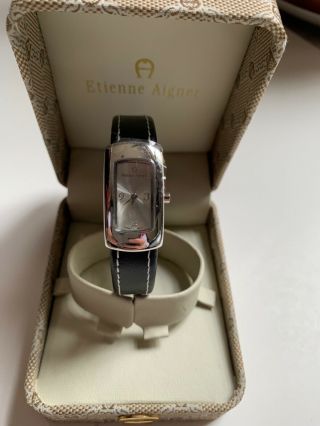 Etienne Aigner Ladies Watch With Leather Bracelet.
