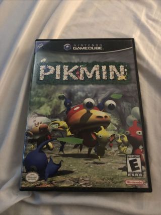 Pikmin (nintendo Gamecube,  2001) Box And Game Rare