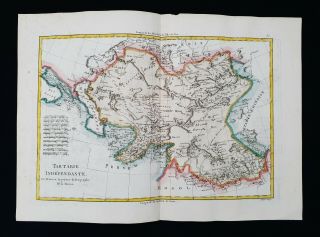 1787 Bonne & Desmarest - Rare Map: Middle East,  Asia Minor,  Tartary,  Caspian Sea