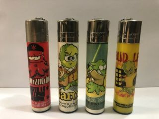 Rare Mixed Cogollitos Clipper Lighter Set - Set Of Four
