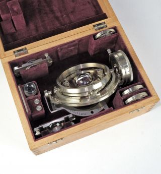 Rare Leitz Wetzlar Universal Gimbal Microscope Stage Boxed 2
