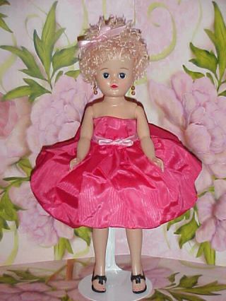 1959 Vogue 3212 Pink Strapless Dress With Harem Skirt Jill & Friends No Doll