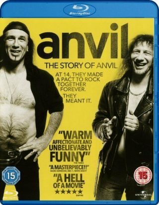 Anvil: The Story Of Anvil (2008) Region B Blu - Ray (au/nz/uk) Rare