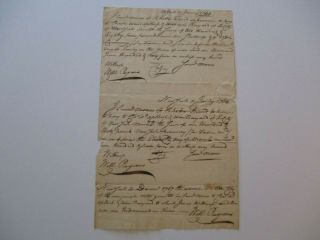 Antique Autograph 18th Century American Document Rhode Island York Moses