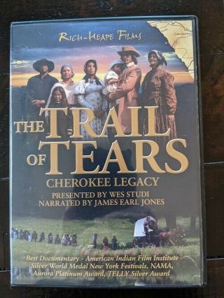 The Trail Of Tears - Cherokee Legacy Dvd Out Of Print Rare Documentary Wes Studi