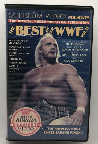 Best Of The Wwf Volume 11 Vhs Coliseum Video Tape Wrestling Wwe Vintage Rare