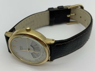 Unusual Rare Vintage Timex Mens Watch Day Date Dial 395LA Calendar Retro Gents 2
