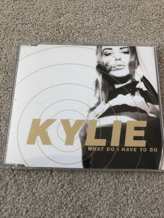 Kylie Minogue - What Do I Have To Do - 1990 - Uk Cd Single - Pwl Rare & Deleted