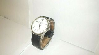Ted Baker 10030650 Men ' s Modern Vintage SS Watch w/ Black Leather Strap 2