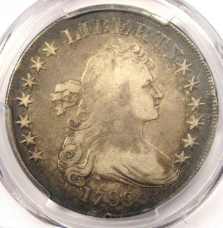 1799 Draped Bust Silver Dollar $1 Coin - Certified Pcgs Fine Detail - Rare
