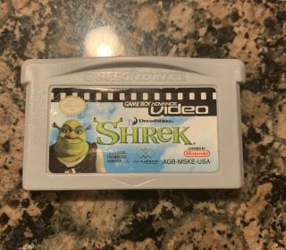 Shrek 1 Gameboy Advance Gba Movie - Authentic - - Rare (this Will Go Fast)