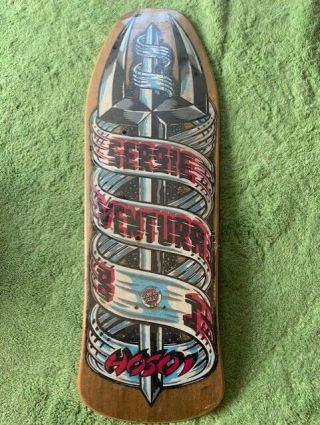 Santa Cruz Team Hosoi Sergie Ventura Trident Rare Skateboard Deck