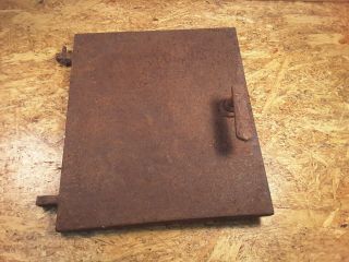Vintage Antique Cast Iron Wood Stove Door Steampunk Decor Repair Or Replacement