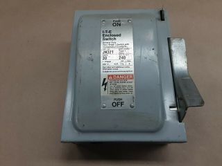Ite Jn - 321 30a 240v 3 - Phase General Duty Safety Switch 02b6pr3rm