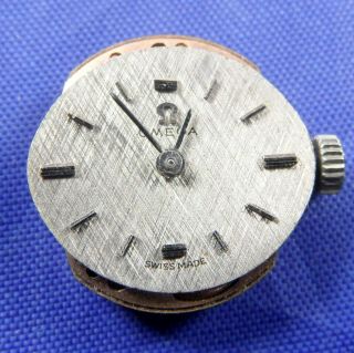(24) Vintage Omega 484 17 Jewels Watch Movement & Face