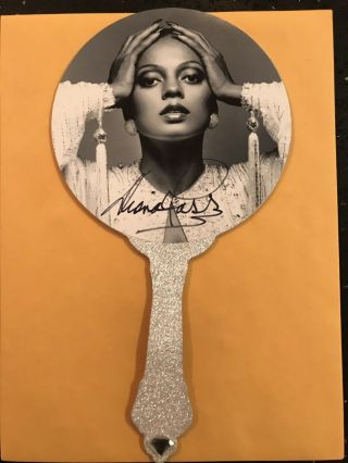 Supremes Diana Ross Signed In - Person 75th Birthday Party Fan - - Rare,  Authentic