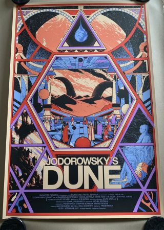 Mondo Jodorowsky’s Dune Kilian Eng Poster X/290 Extremely Rare In Hand
