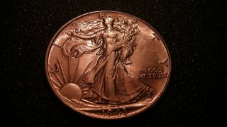 1943 P Antique Walking Liberty Half Dollar 90 Silver Coin 50 Cent Philadelphia