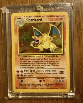 Charizard 1999 Pokémon Base Unlimited 4/102 Holo Non Shadowless Never Opened