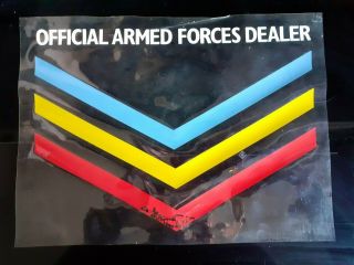 Vintage Rare Elvis Costello Armed Forces Promo Window Cling Sticker A4