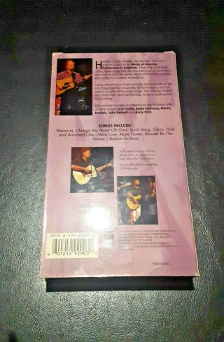 RARE Anaheim CA John Wimber VINEYARD WORSHIP Music CONFERENCE Vol 1,  2 SET VHS 3