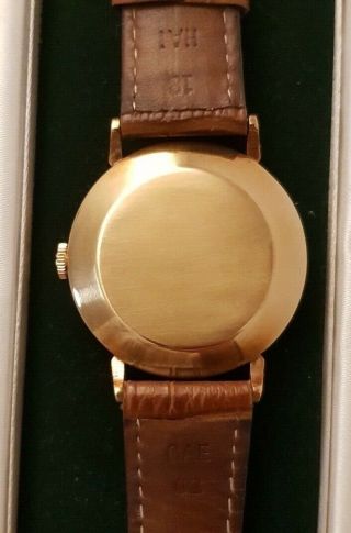 Extremely Rare Vintage Solid 9ct Gold Omega Gents automatic Wristwatch 1951 3