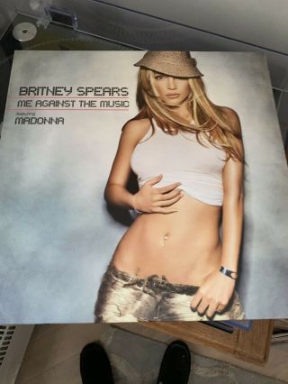 Britney Spears - Me Against The World Feat Madonna 12” Nr Con Rare