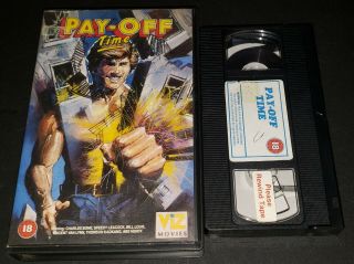 Pay - Off Time (death Promise) Vhs Pal U.  K.  Import 1987 Viz Video Very Rare Oop