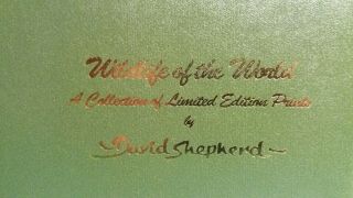 David Shepherd Wildlife Of The World Rare Complete Box Set Of 8 Limited Editions